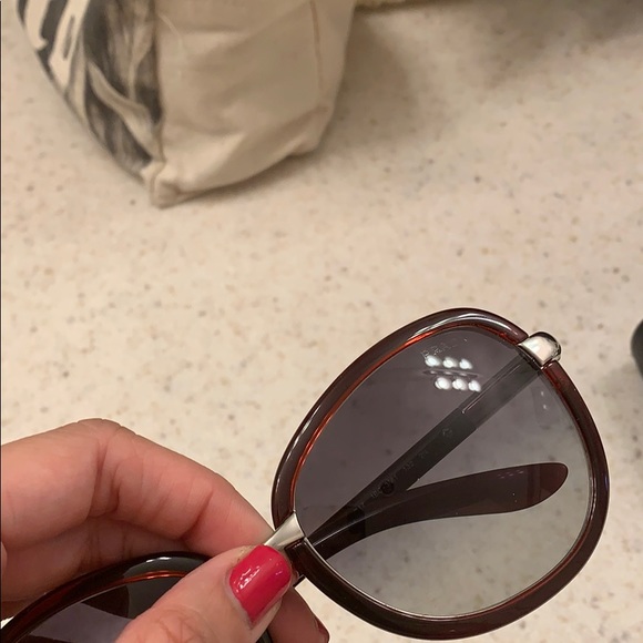 PRADA 100% Authentic Red Frame / Black, Grey Lense - Picture 9 of 11